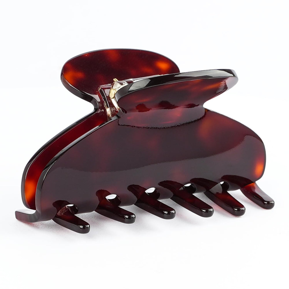 MAORULU acetate hair clip side view for secure everyday styling