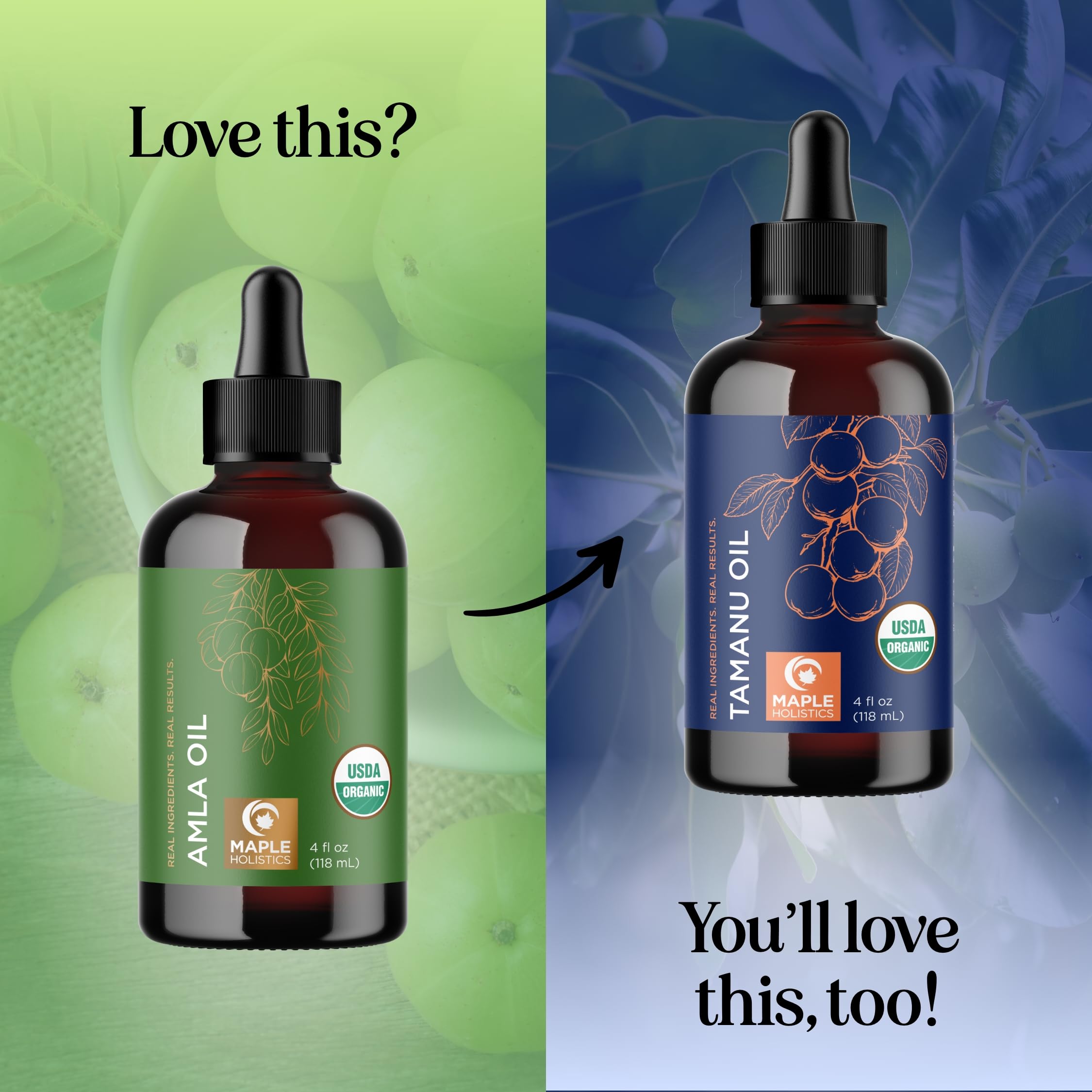 Maple Holistics Amla Oil scalp care ritual setup ready for DIY blends