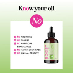 Maple Holistics argan moringa rosehip oil blend bottle shown for nourishing hair.