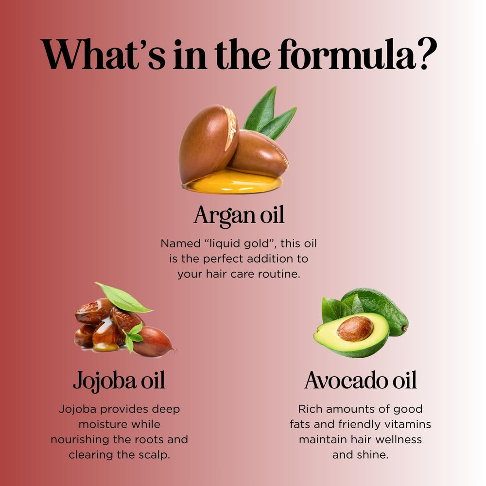 Maple Holistics Argan Oil Shampoo ingredients natural oils highlights Moroccan argan oil benefits