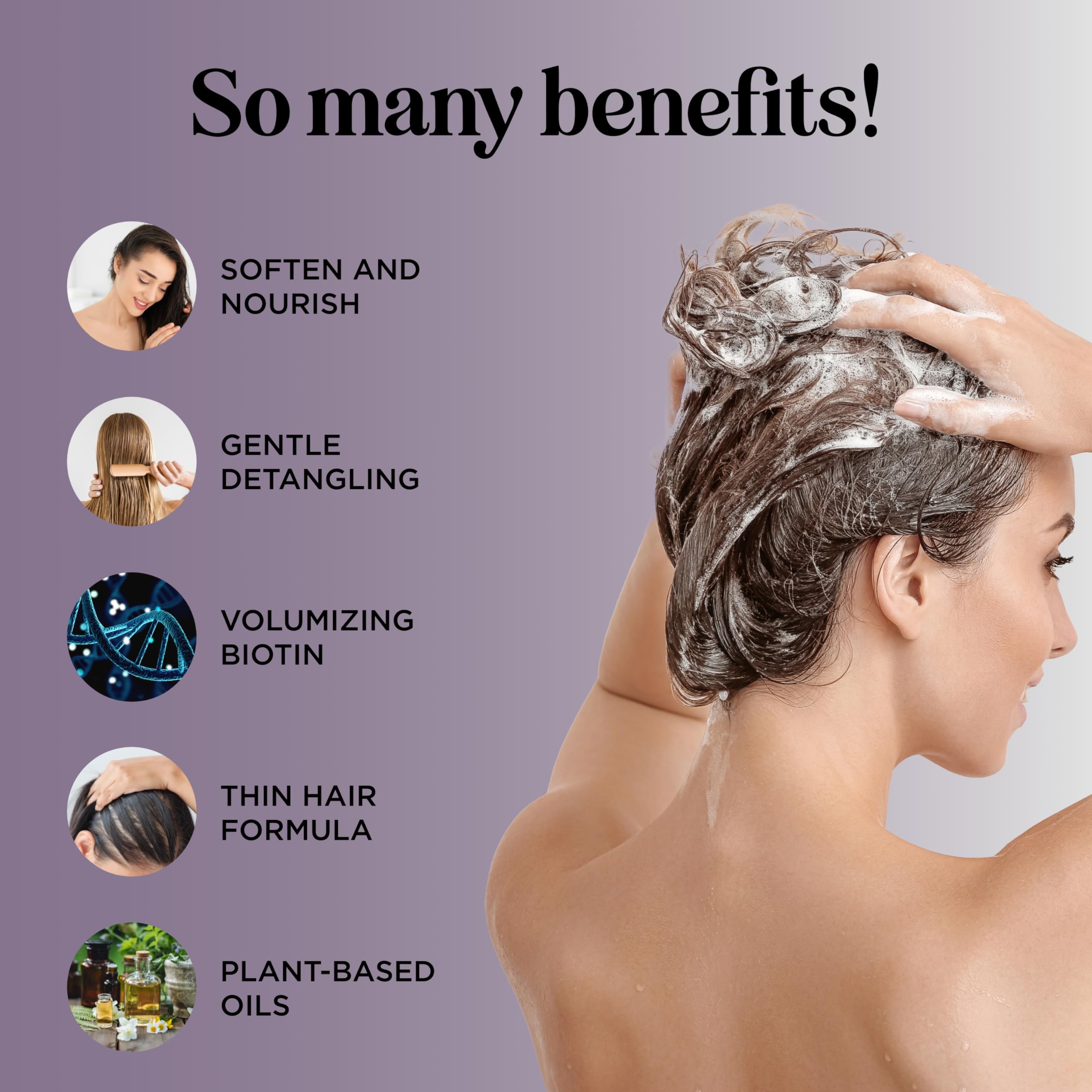 Maple Holistics Biotin Conditioner bottle communicates volumizing care for fine hair.