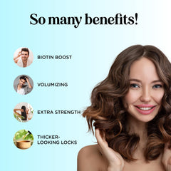 Maple Holistics Biotin Conditioner pump shows easy daily application