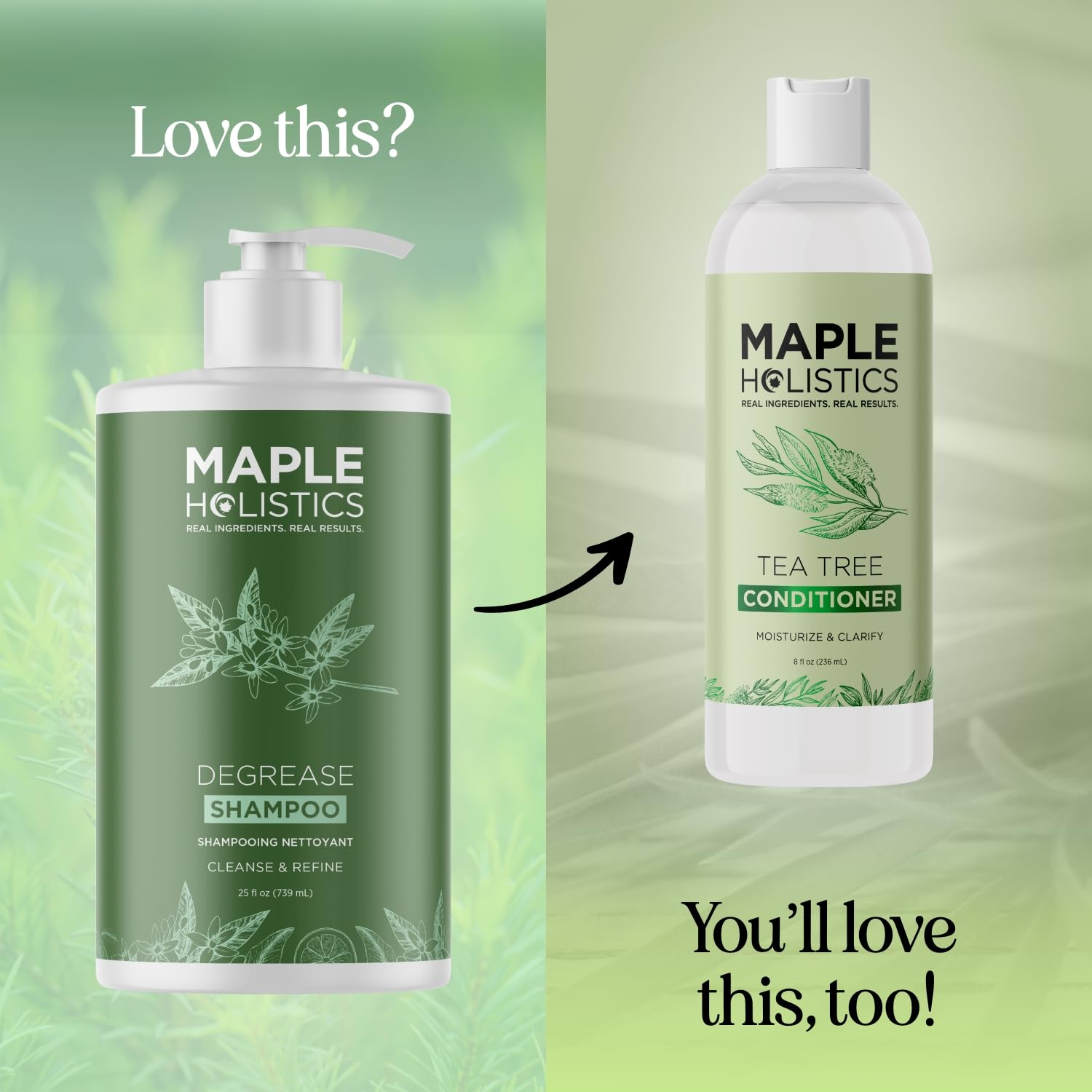 Maple Holistics clarifying shampoo rich lather for cleansing greasy roots