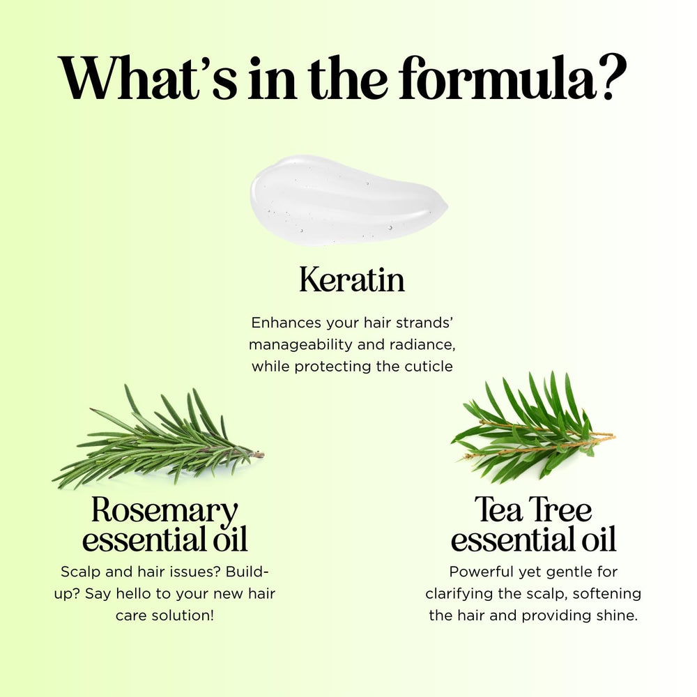 Maple Holistics cleansing scalp visual focusing on buildup removal
