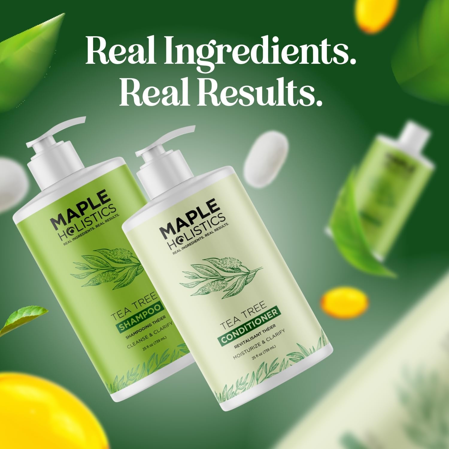 Maple Holistics dry scalp solution in use illustrates relief prospects