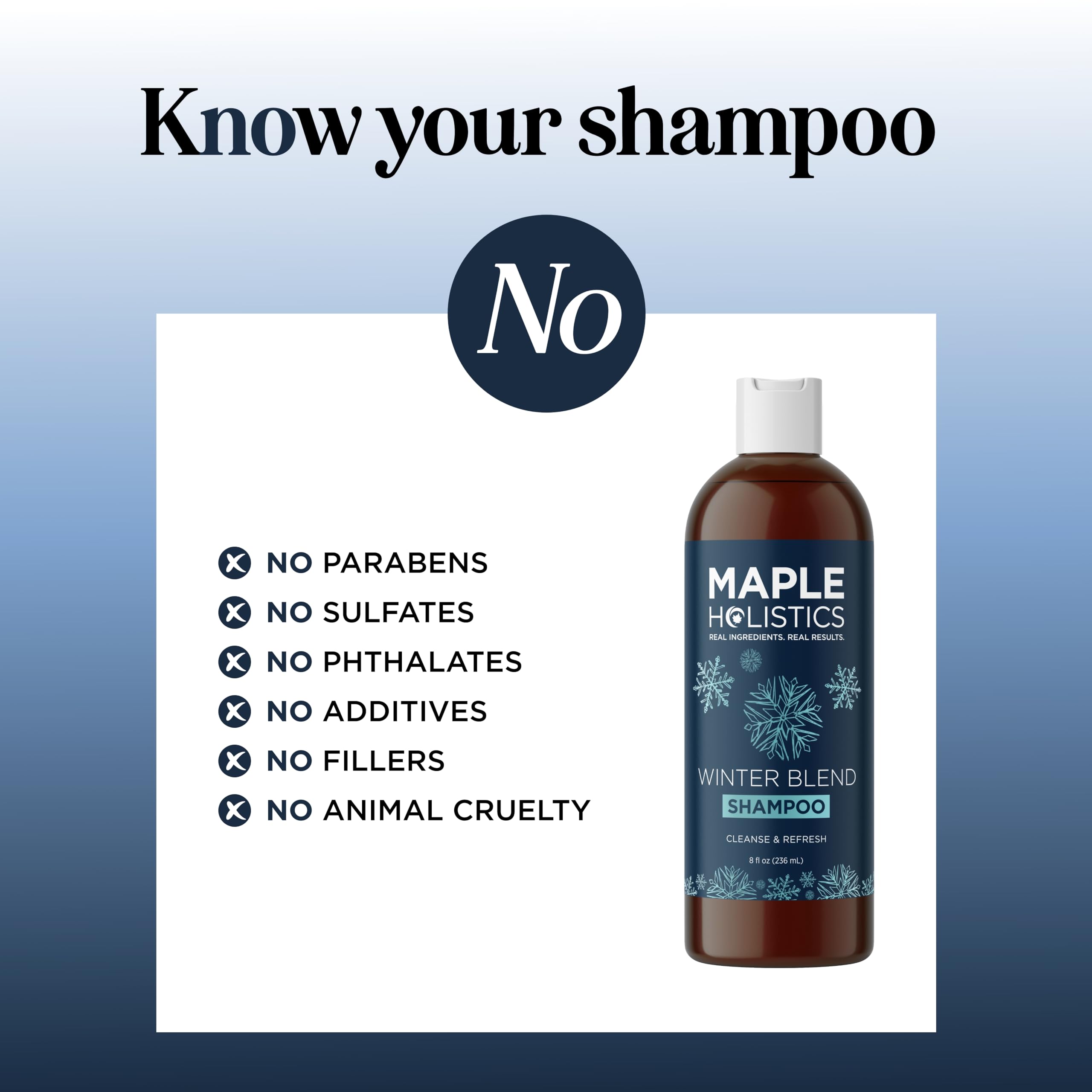 Maple Holistics five mint oils closeup emphasizes refreshing, clarifying properties for hair.