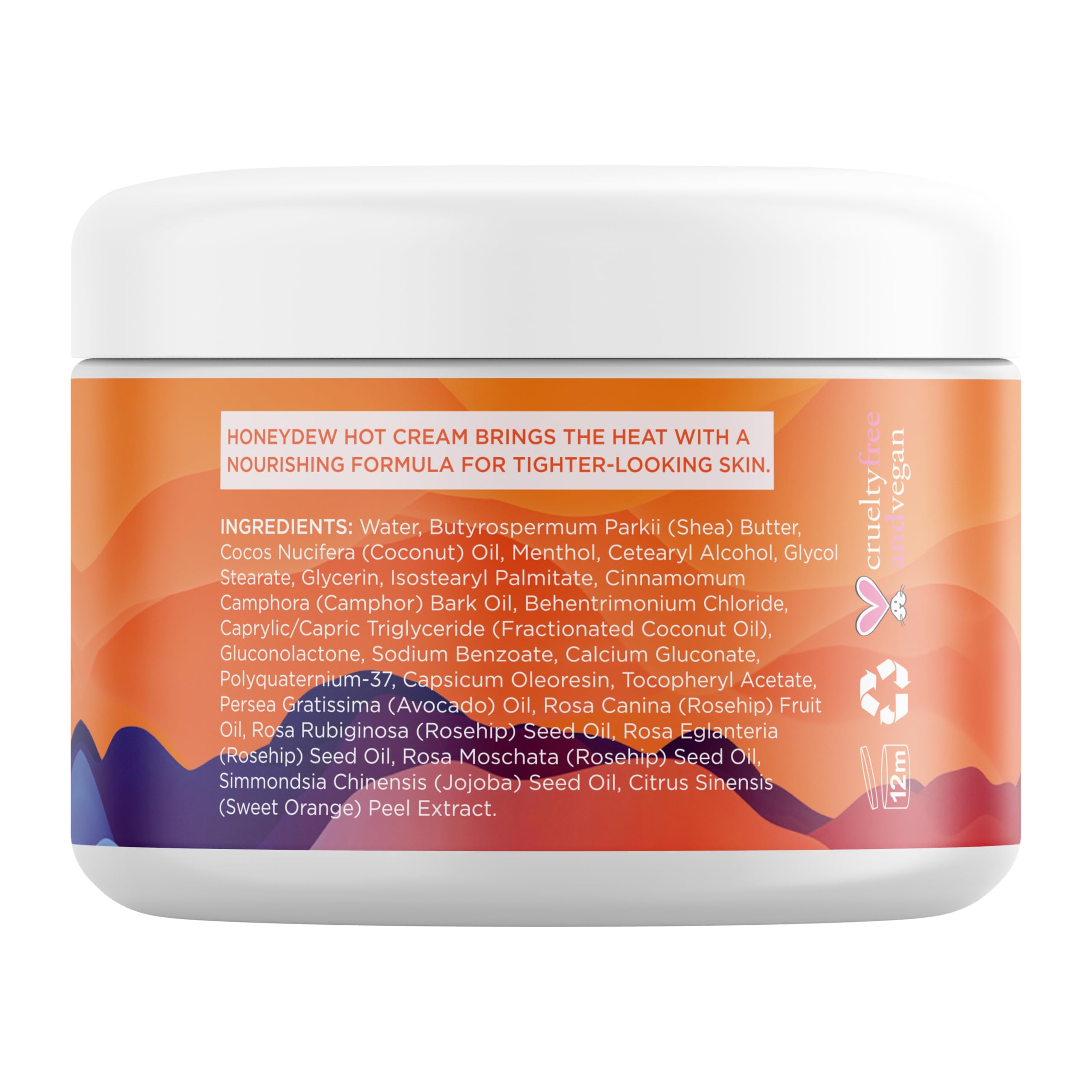 Maple Holistics Hot Firming Lotion massage application demonstrates targeted area coverage
