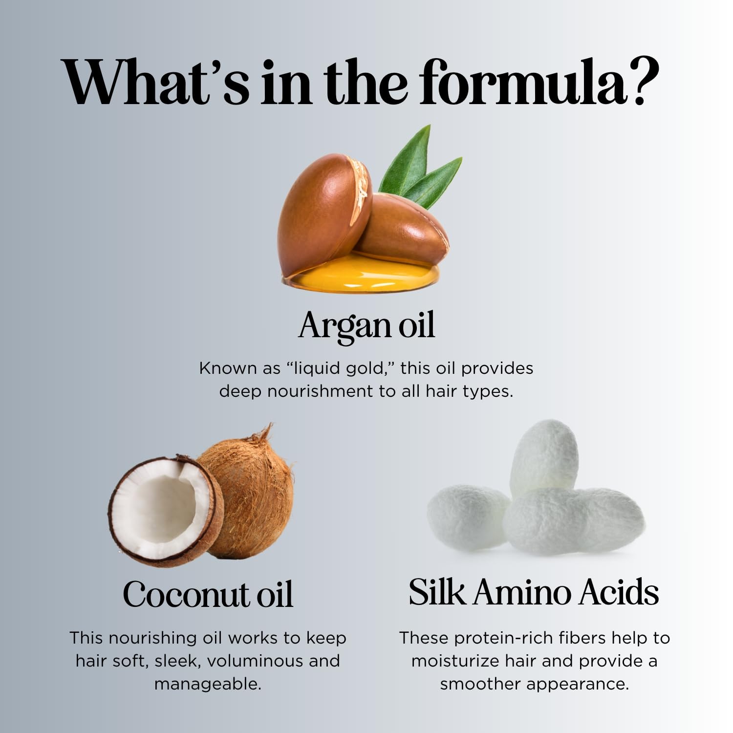 Maple Holistics protein-treatment formula graphic emphasizing strengthened hair strands