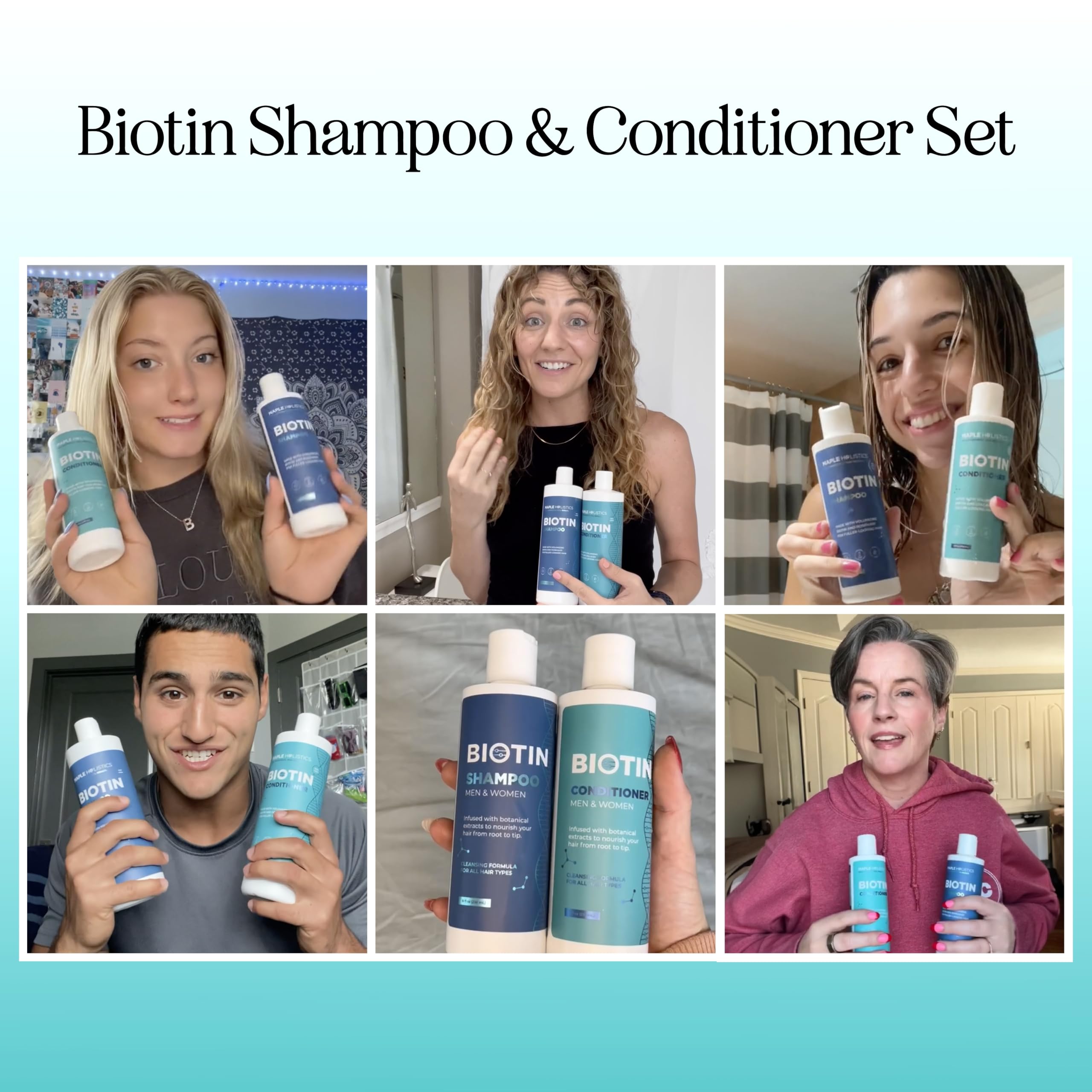 Maple Holistics conditioner bottle nourishes color-safe hair