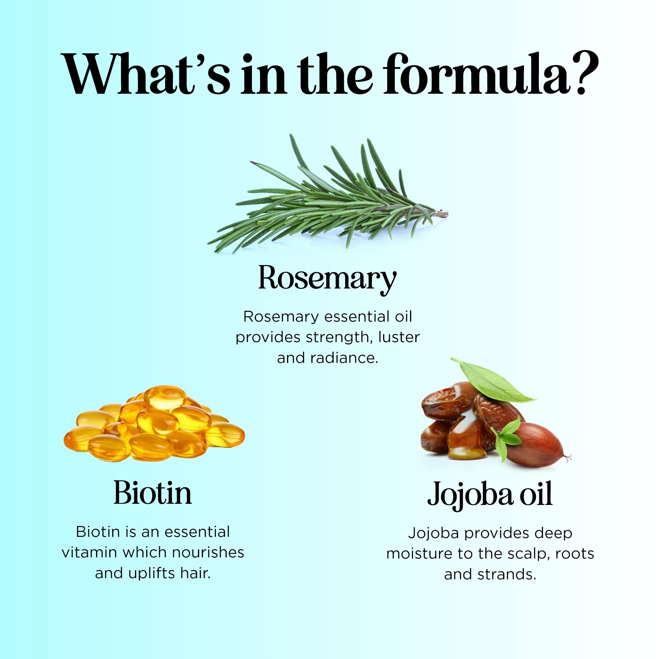 Closeup of conditioner shows plant proteins for nourishment