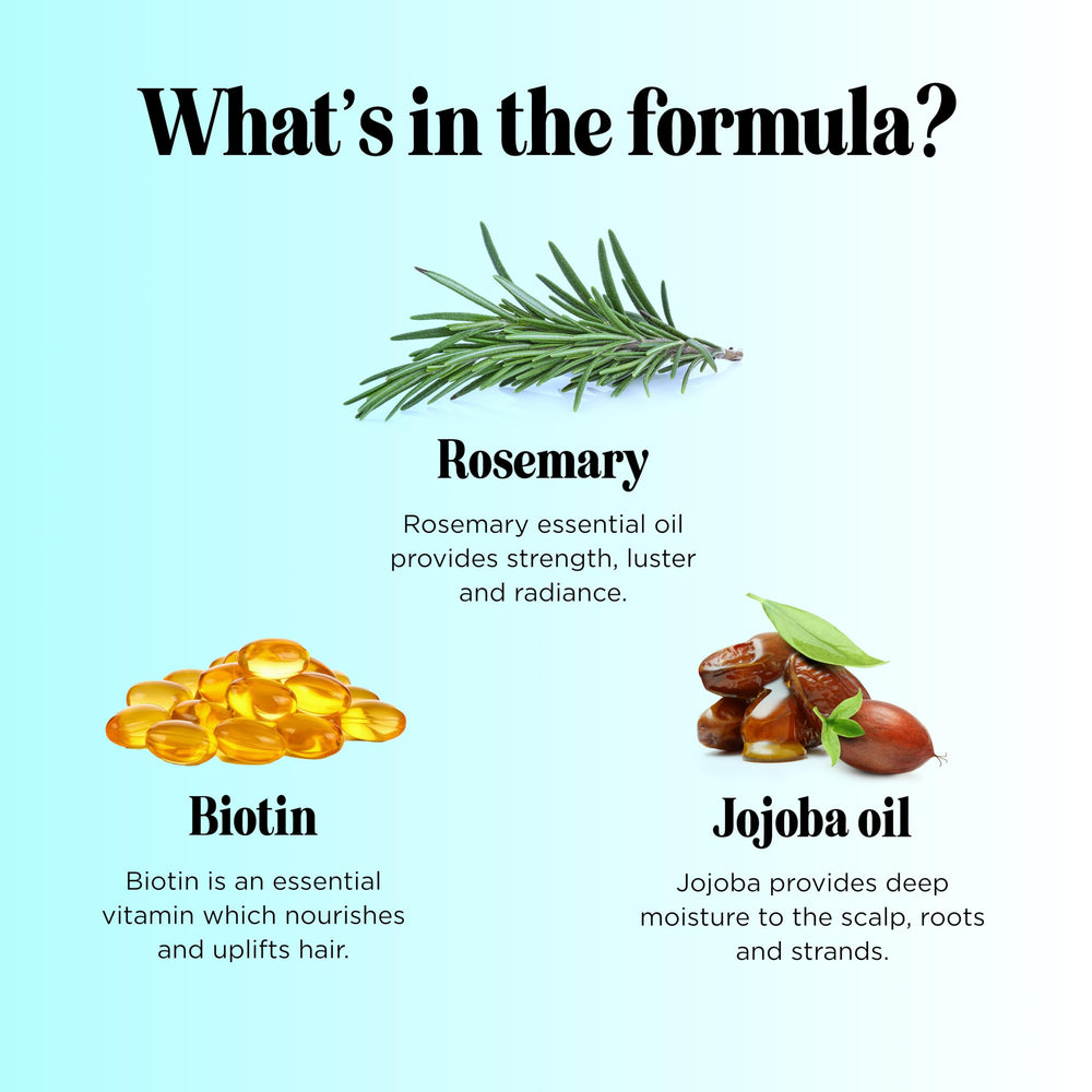 Maple Holistics rosemary biotin conditioner pump enables easy daily conditioning for volume.