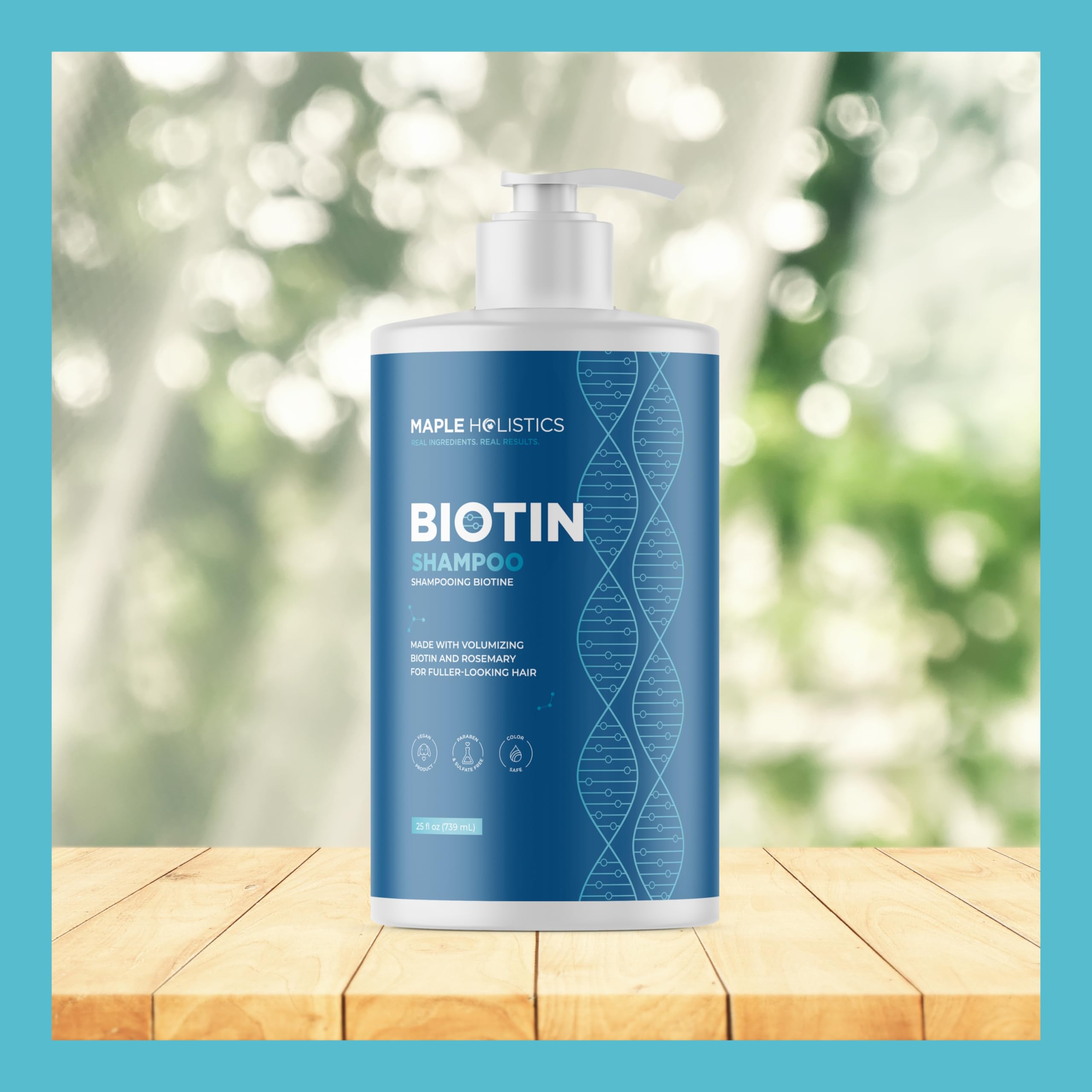 Maple Holistics vegan formula label emphasizes cruelty-free paraben-free status
