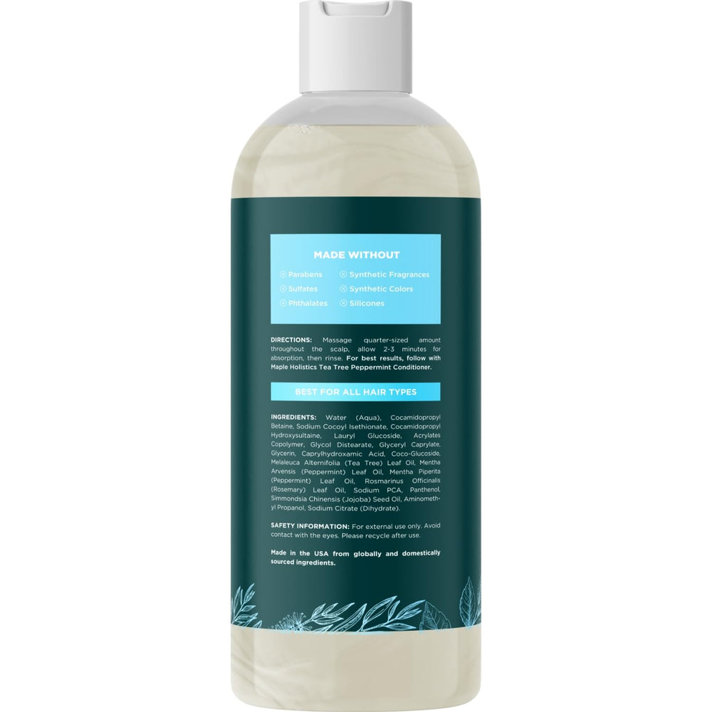 Creamy foamy lather from Maple Holistics shampoo delivering deep cleansing action