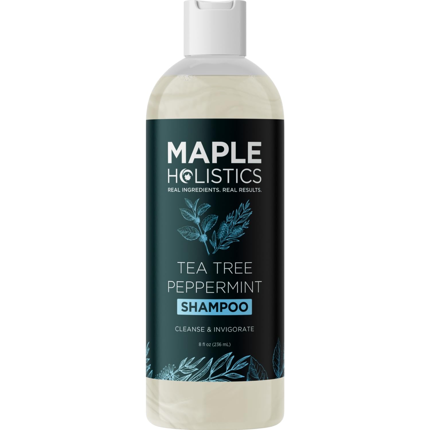 Maple Holistics foaming action close-up showing rich lather for all hair types