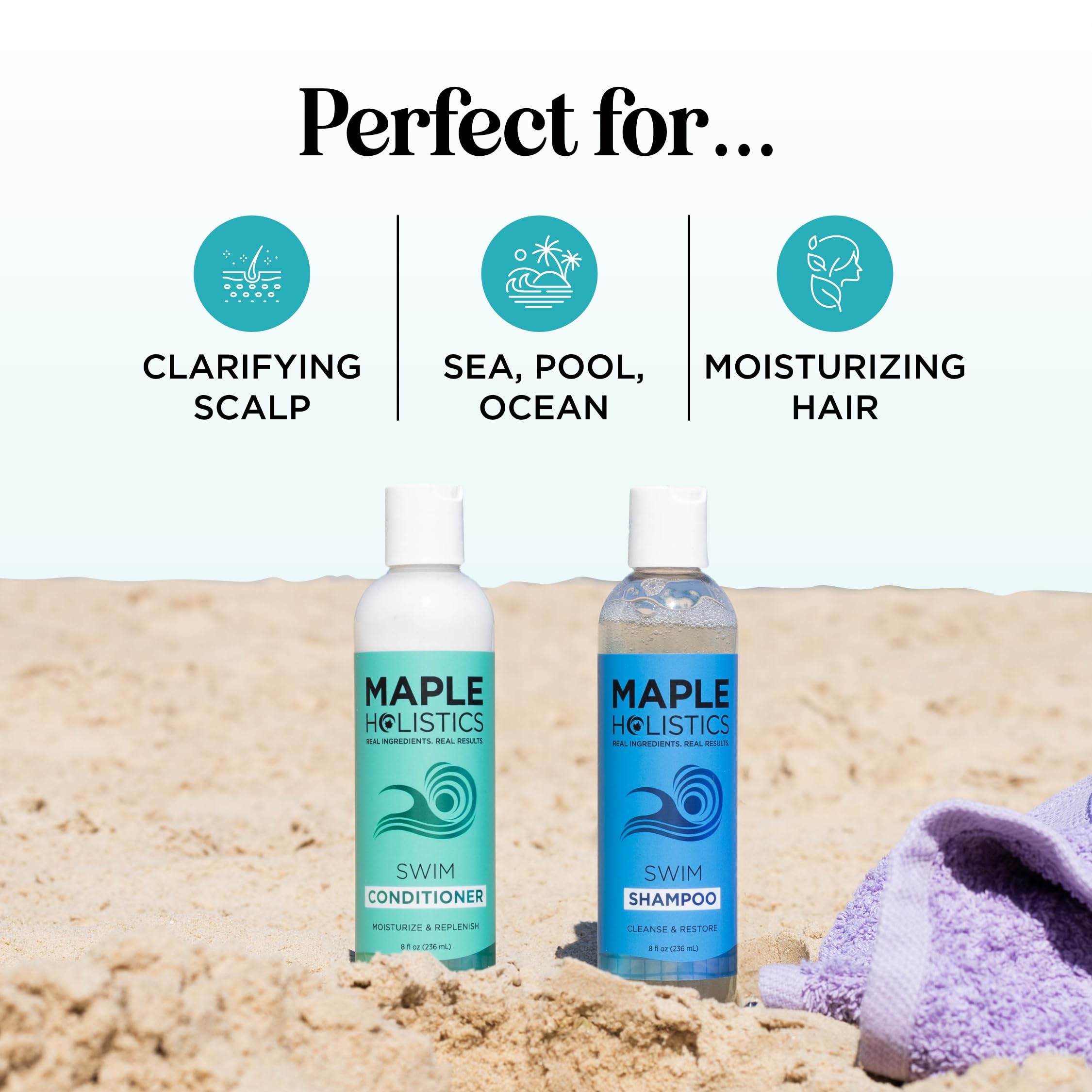 Maple Holistics Rosemary and Tea Tree oils ingredients highlight clarifying, nourishing properties