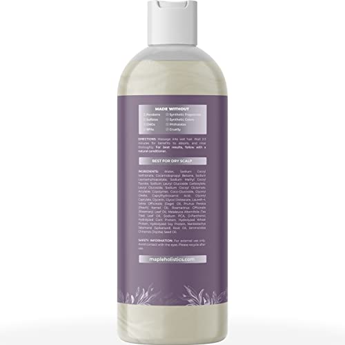 Maple Holistics Sage Rosemary Shampoo pump application demonstrates easy daily use and lather.