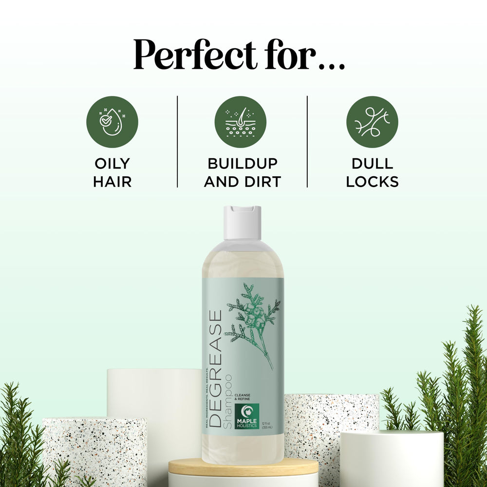 Maple Holistics shampoo application routine demonstrates practical daily use