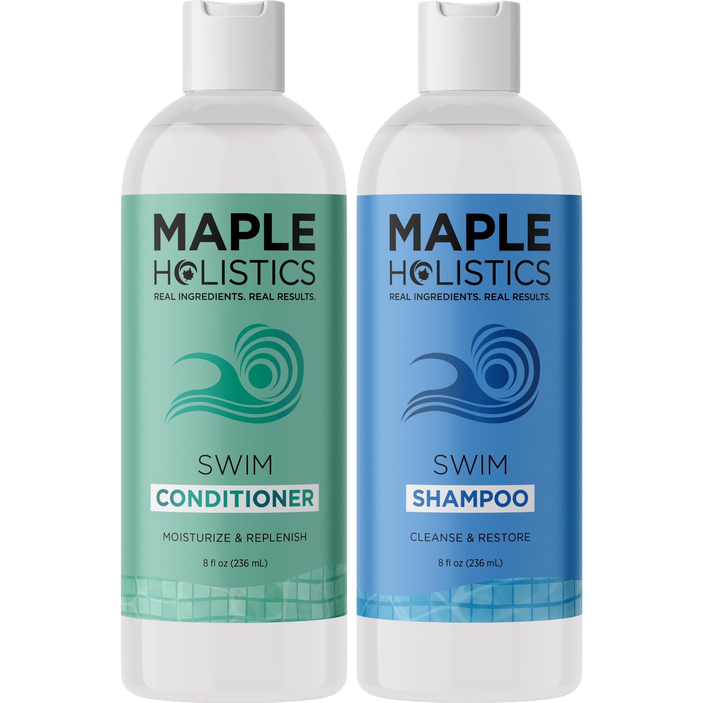 Maple Holistics Shampoo dispenser closeup demonstrates easy, controlled release