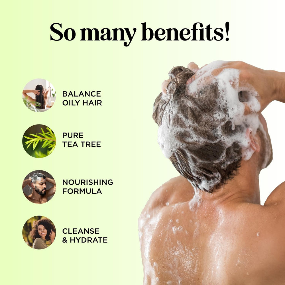 Maple Holistics Tea Tree Conditioner bottle pump for easy detangling