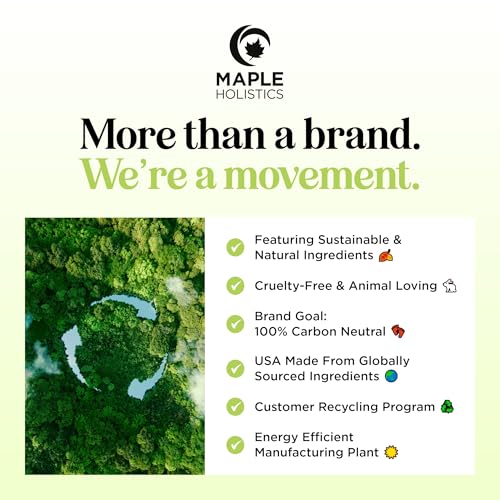 Maple Holistics Tea Tree Conditioner dry hair closeup showing detangling potential