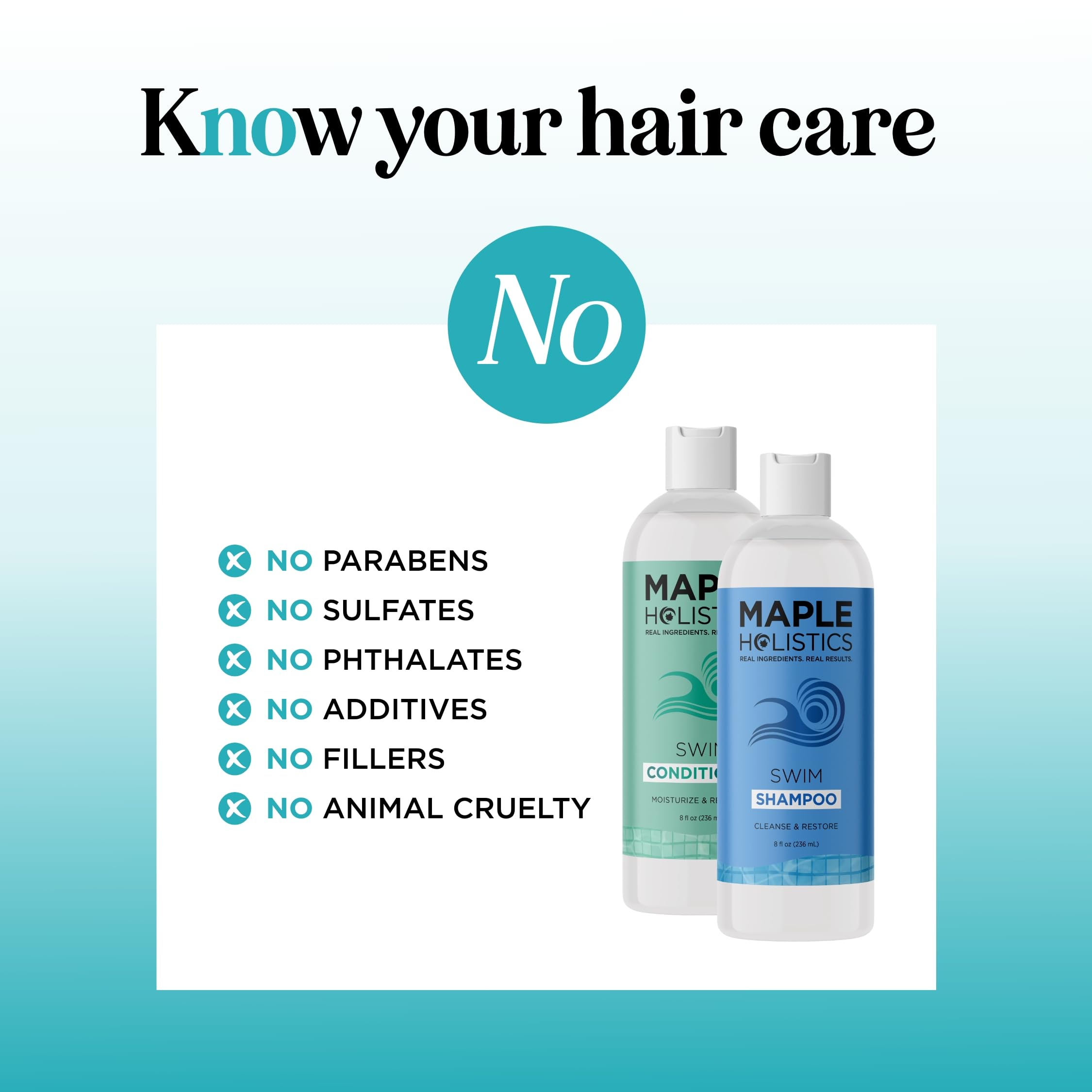 Maple Holistics Tea Tree Oil ingredient glass bottle emphasizes refreshing scalp care