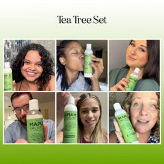 Maple Holistics Tea Tree Shampoo and Conditioner set on shelf