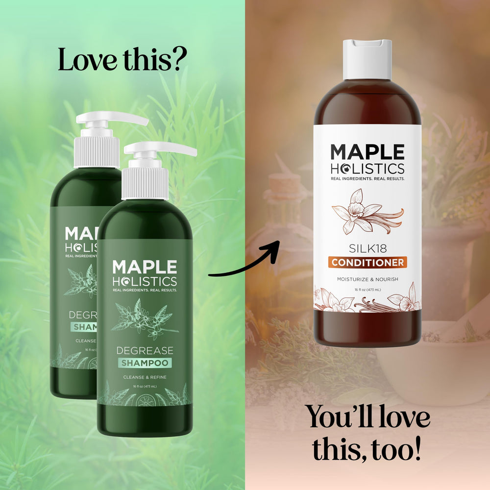 Maple Holistics two-pack display communicates value and trusted ingredient quality