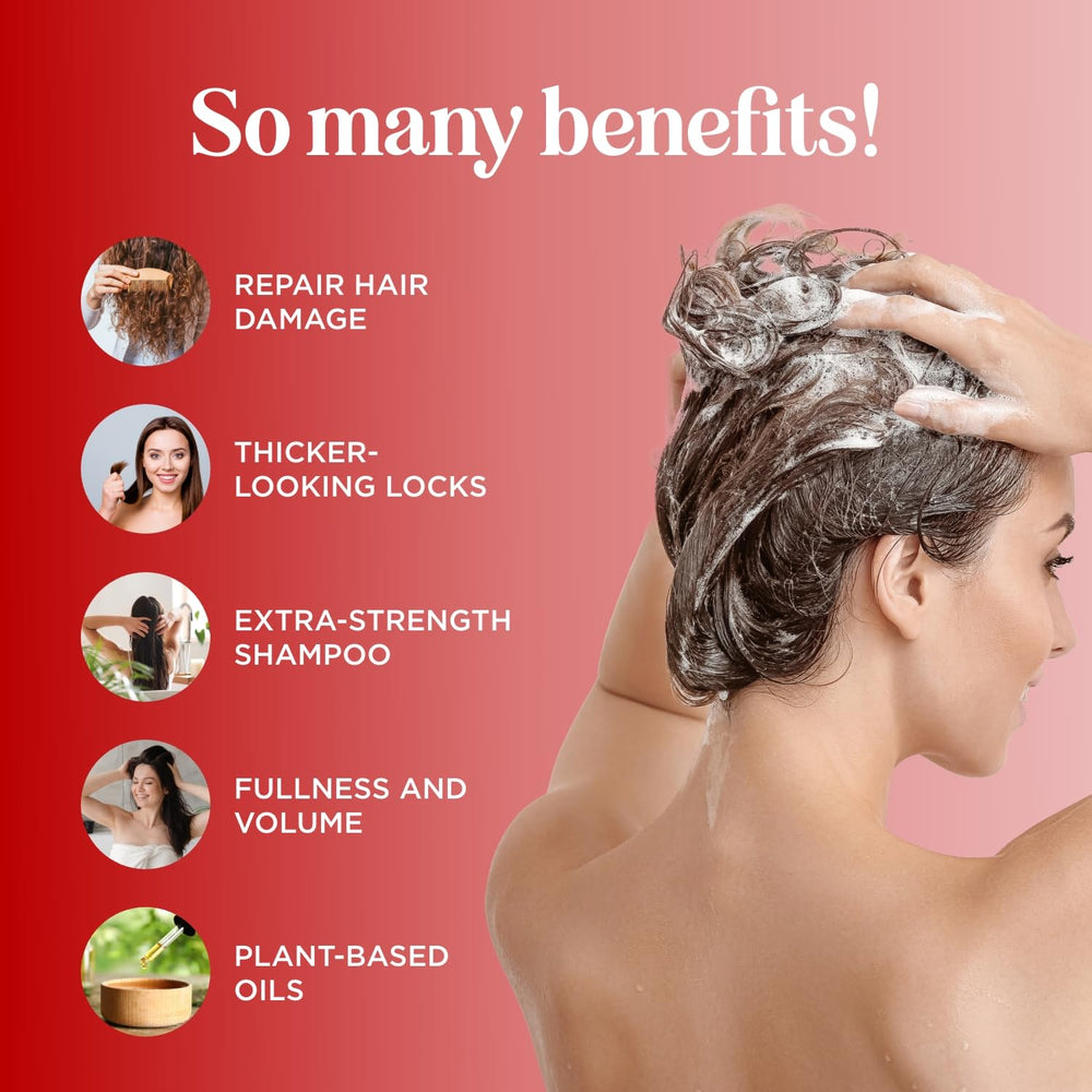 Maple Holistics Ultra Biotin Shampoo ingredients label highlights biotin and rosemary