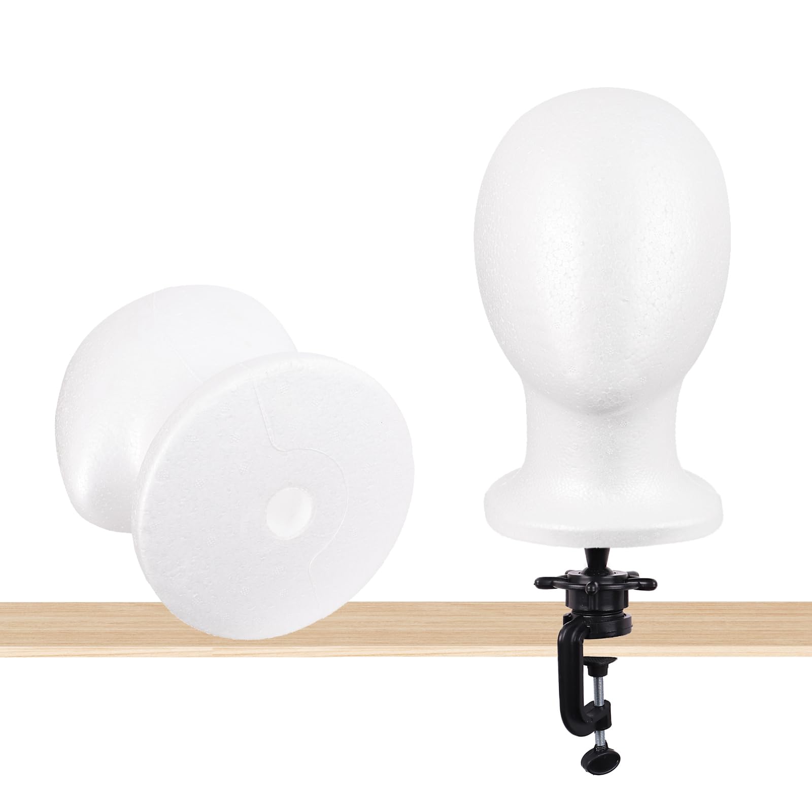MapofBeauty mannequin head with stand-fit demo demonstrates reliable compatibility with common stands