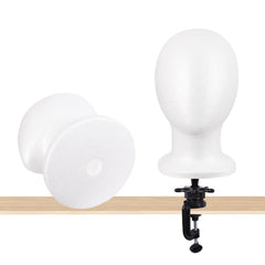 MapofBeauty mannequin head with stand-fit demo demonstrates reliable compatibility with common stands