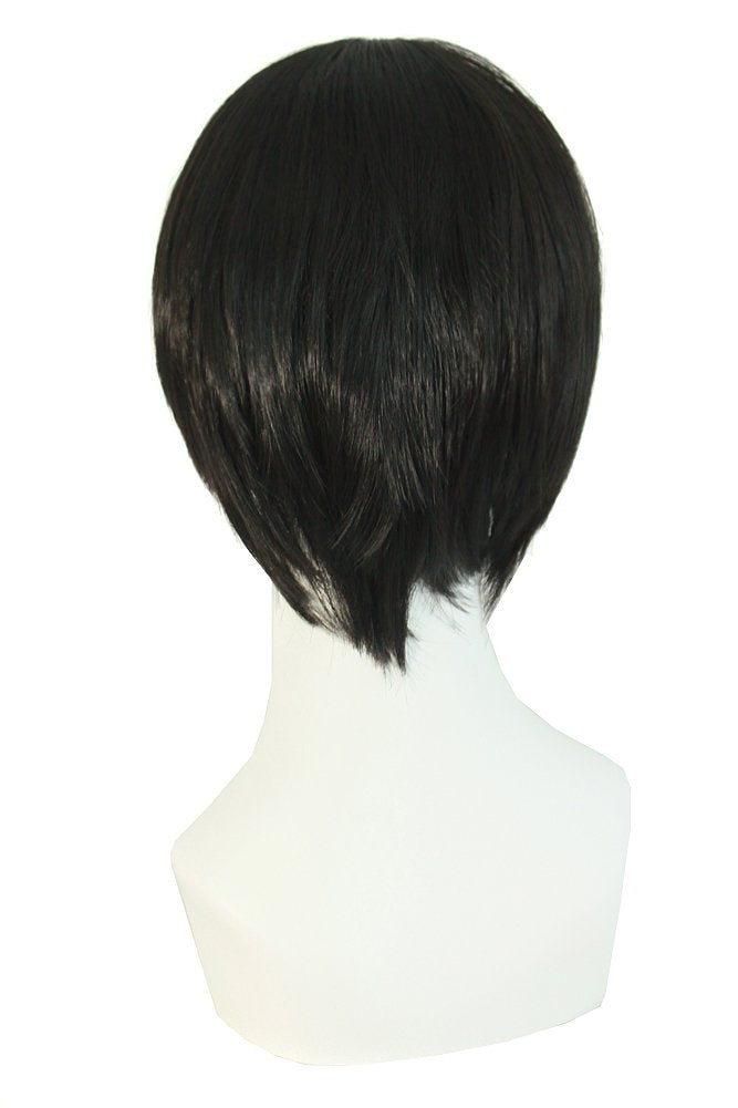 MapofBeauty men's wig care packaging view demonstrates reshaping with comb or iron for styling prep.