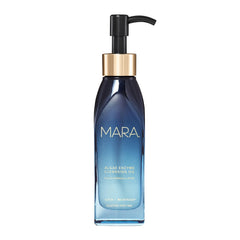 MARA Algae Enzyme Cleansing Oil bottle for gentle makeup removal and hydration.