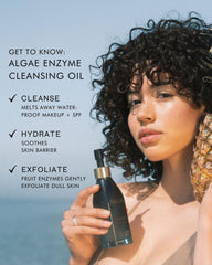 MARA Chia Moringa Algae Enzymes application demonstrates nourishing cleansing and skin-softening.