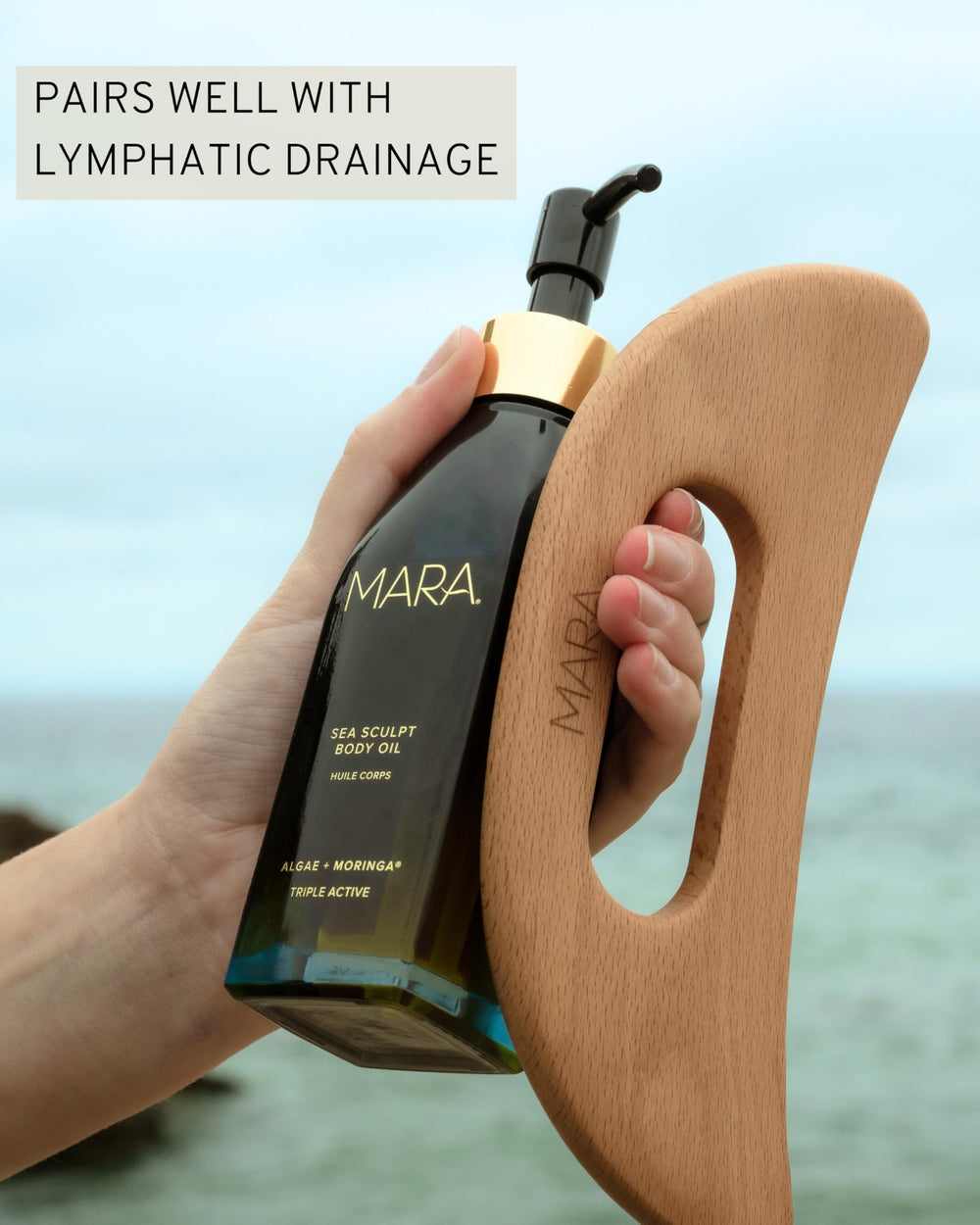 MARA Sea Sculpt Body Oil ingredients-plankton close-up hints at actives for skin refinement.