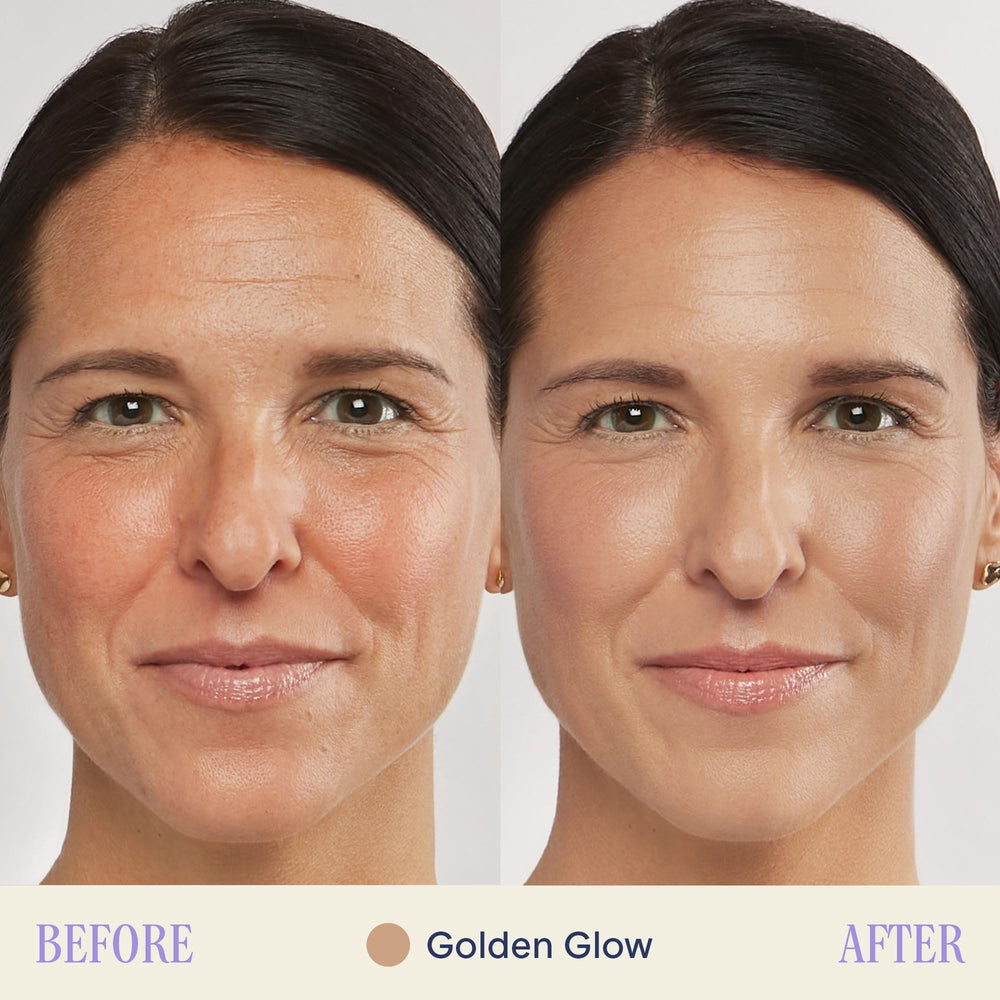 Marcelle BB Cream texture swirl shows creamy, blendable formula for easy application.