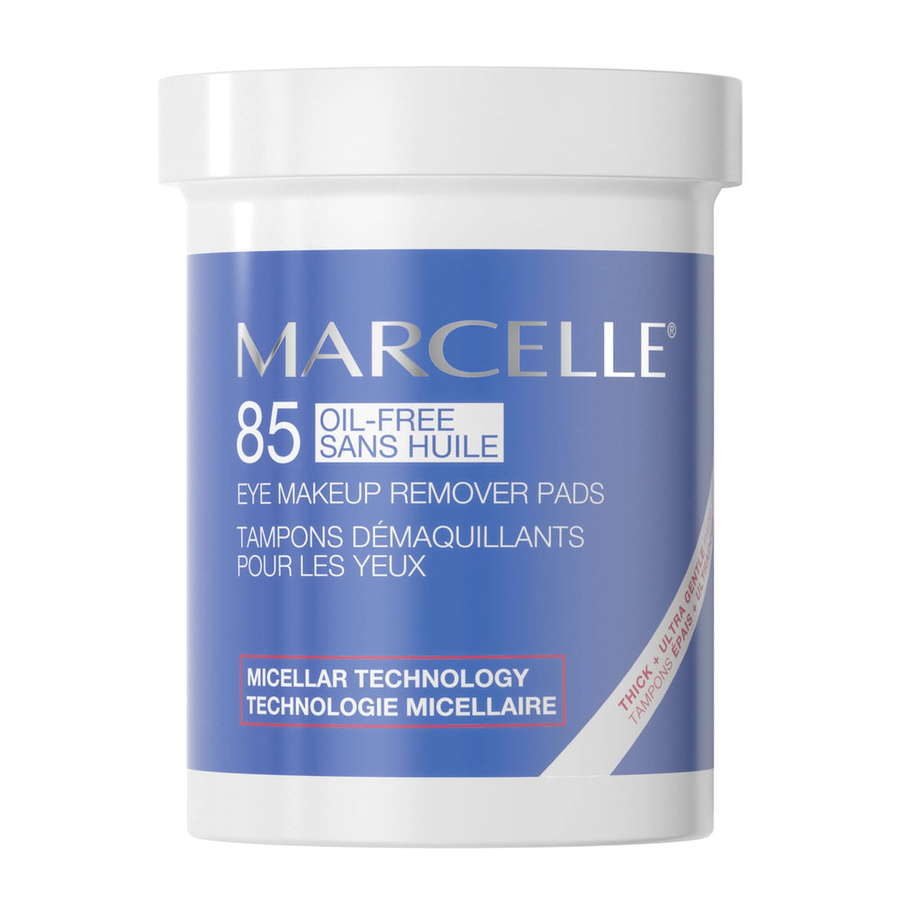 Marcelle discos desmaquillantes para ojos sin grasa retiran maquillaje de forma suave.
