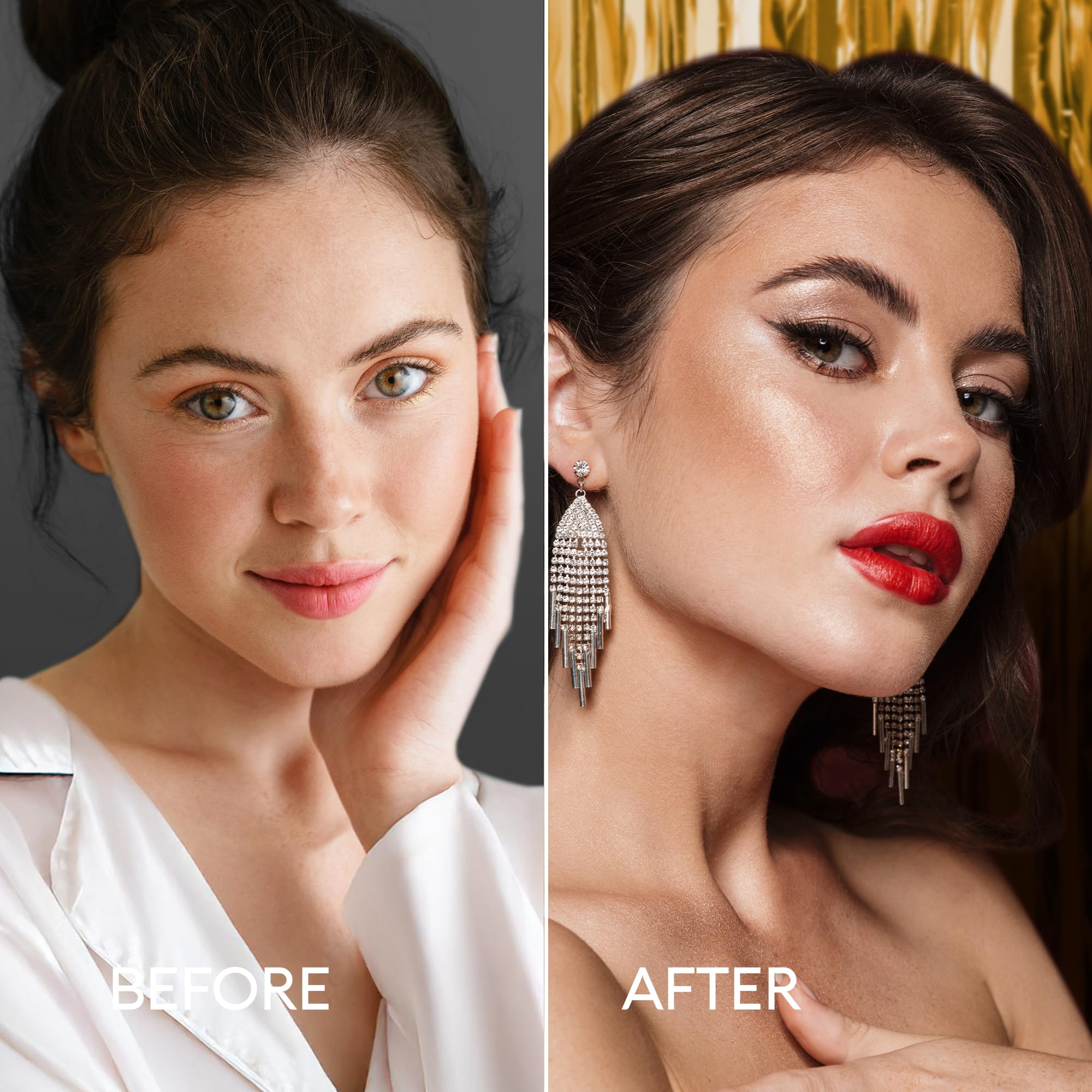 MAREE 24k gold glow under-eye gels hydrogel sheet for secure wear.