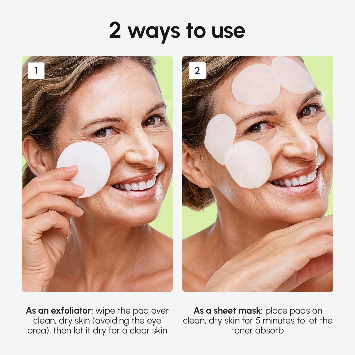 MAREE bottle and pad in-use setup for everyday cleansing.