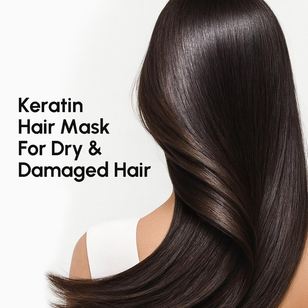 MAREE Deep Conditioning Hair Mask ingredients-keratin-biotin-coconut oil for nourishing repair.