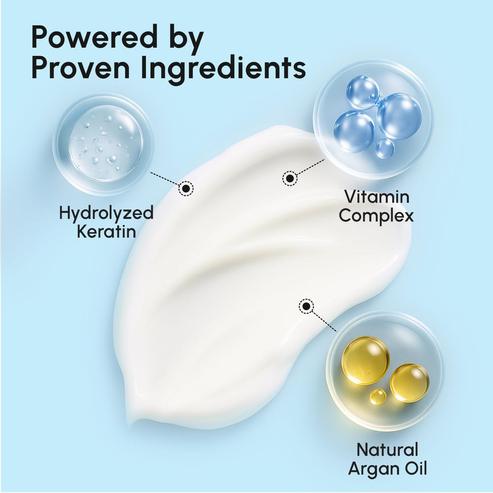MAREE dry hair before-after shot shows improved manageability with lightweight cream.