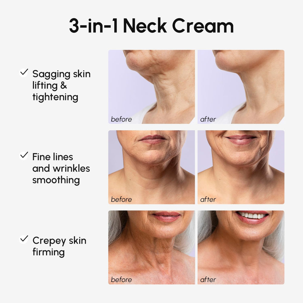 MAREE face closeup with neck cream for hydration and renewal