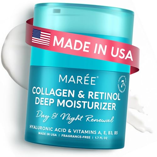 MAREE face moisturizer jar closeup shows creamy texture for daily hydration and glow
