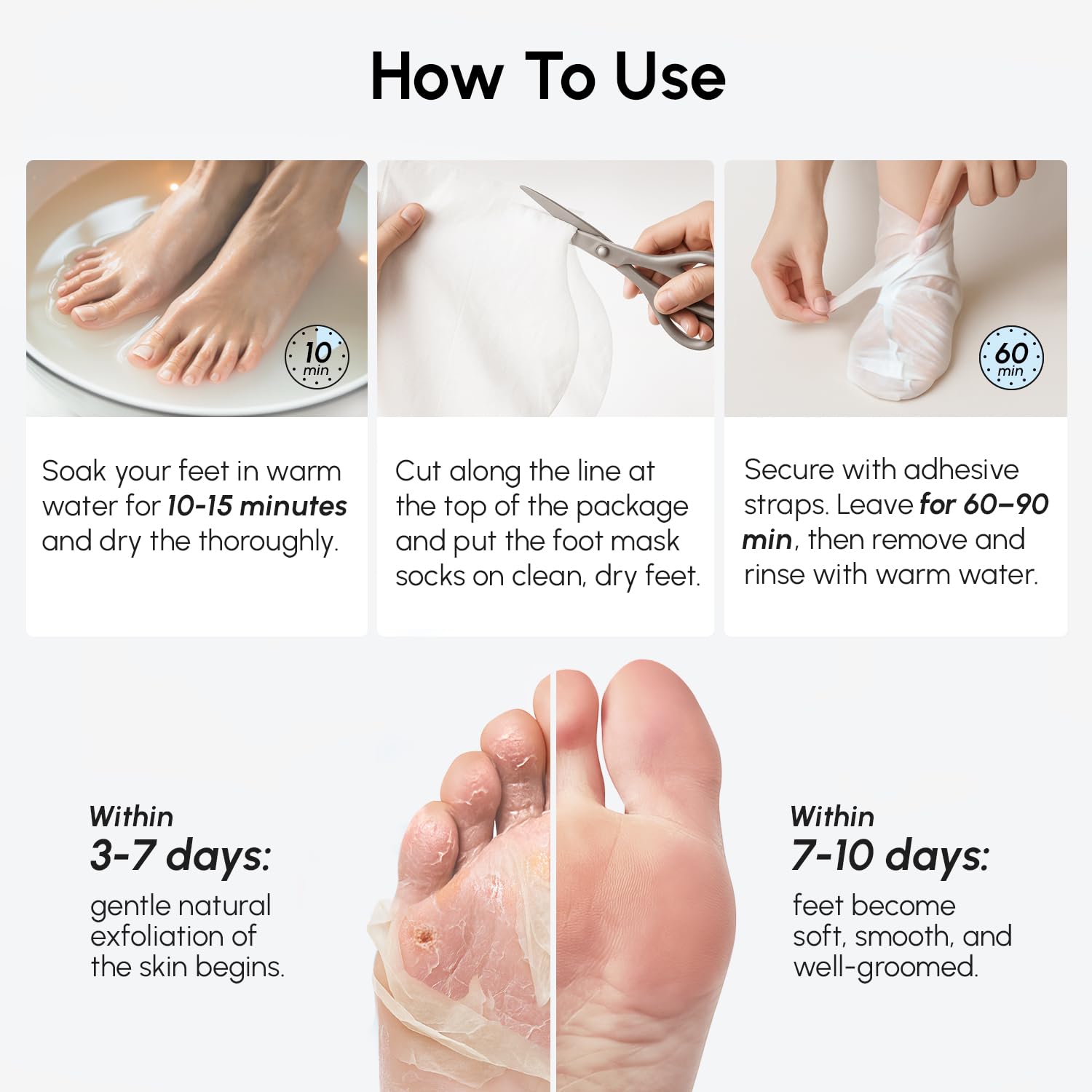 MAREE Foot Dead Skin Removal action captures peeling away rough layers gradually
