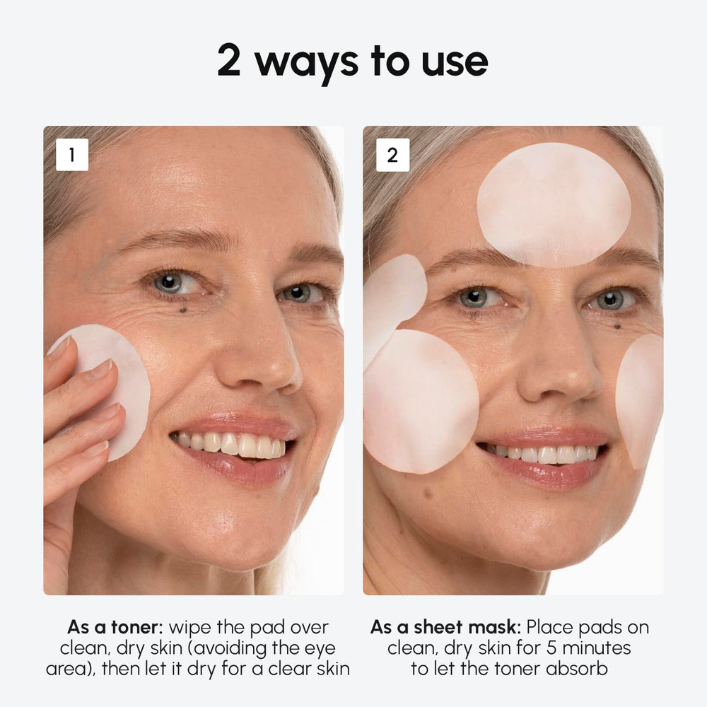 MAREE fresh-toner pad after cleansing for a quick wake-up feel.