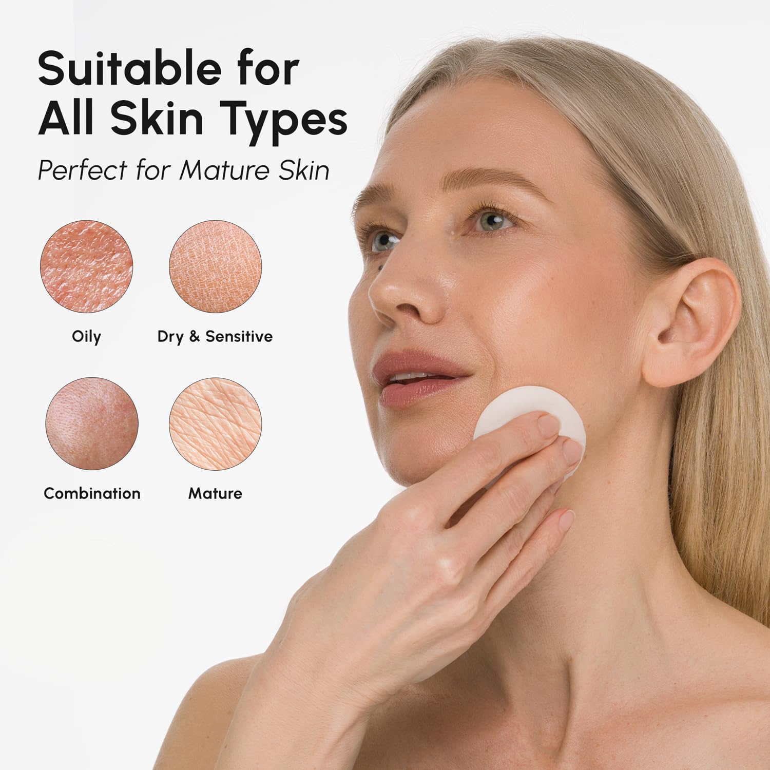MAREE gentle face polish packaging compact kit for daily use.