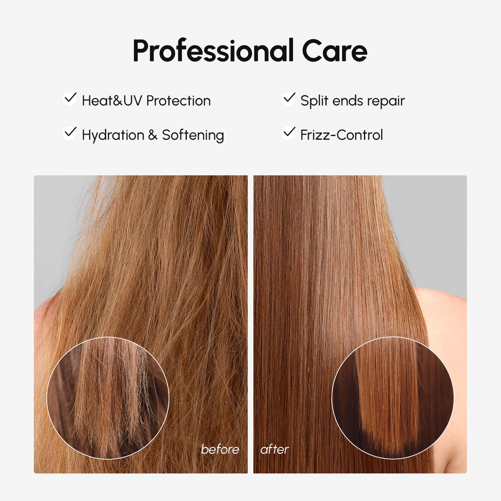 MAREE hair oil damaged hair repair scene suggests resilience and glow