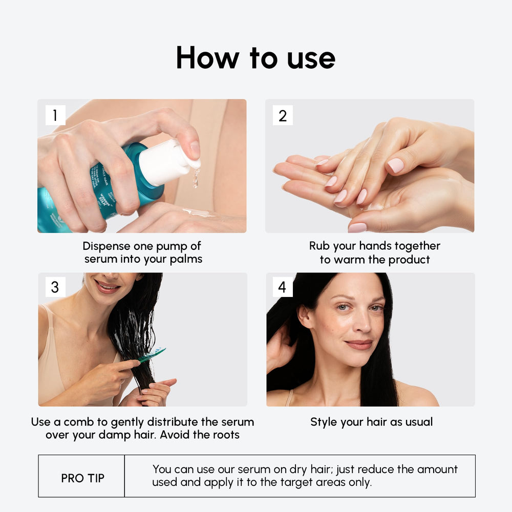 MAREE hair oil shine and smoothness over split ends care
