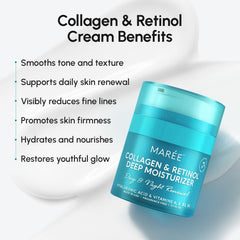 MAREE Hyaluronic Acid bottle shot emphasizes moisture retention for supple skin.