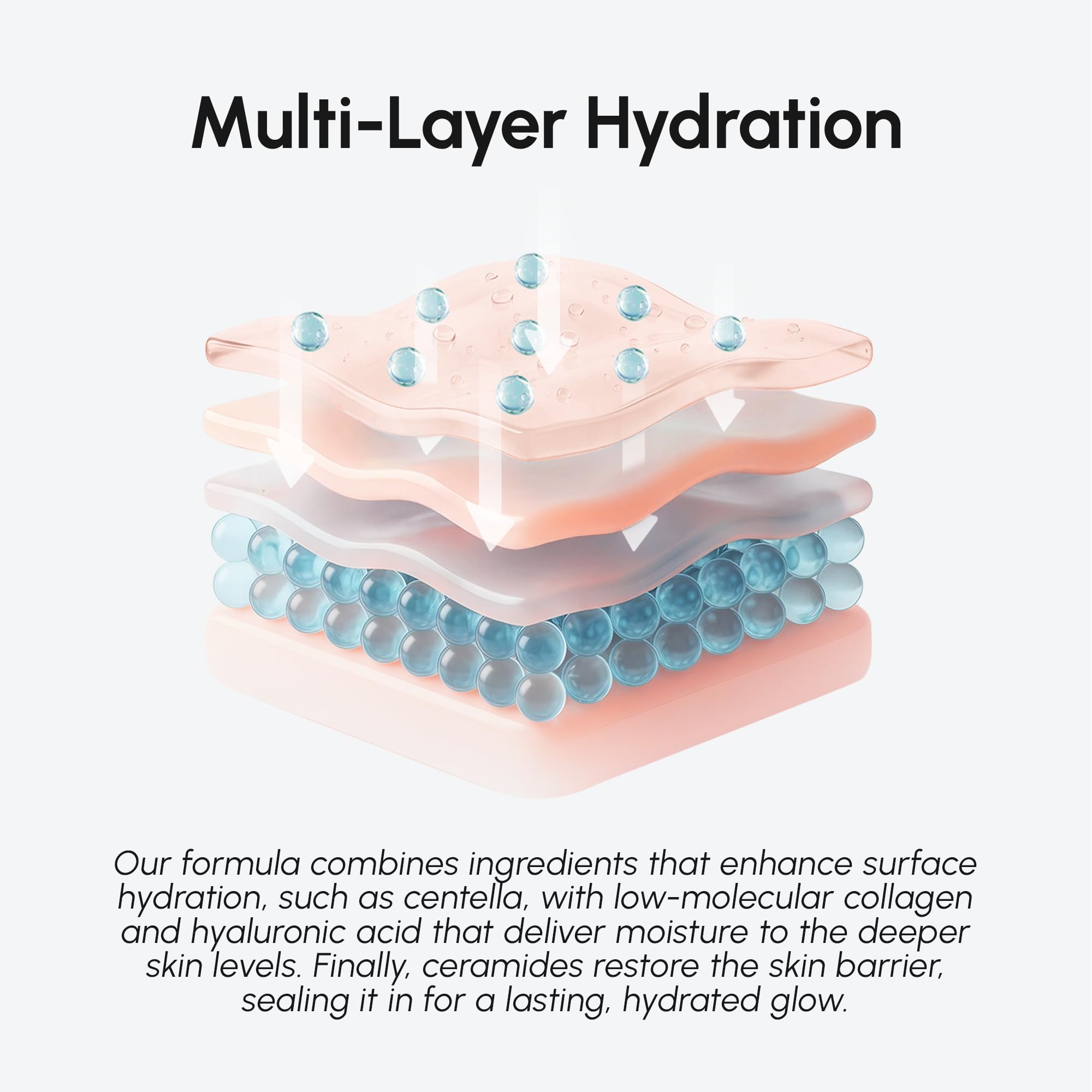 MAREE Hydrating Milky Toner collagen focus promotes a plump, glowing look.