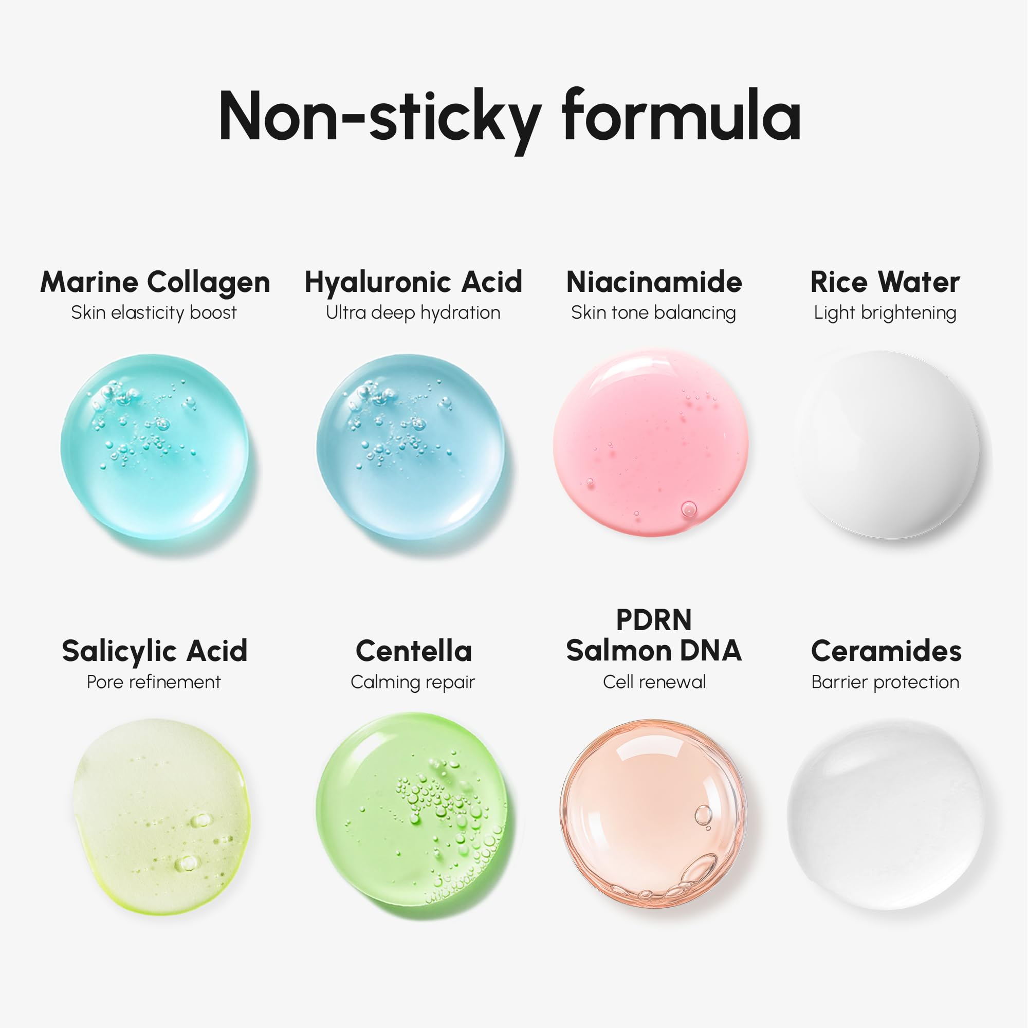 MAREE Hydrating Milky Toner hyaluronic acid drops deliver instant moisture.